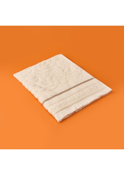 Soft Zeleno Ayak Havlusu - Krem - 50X70 cm modelleri