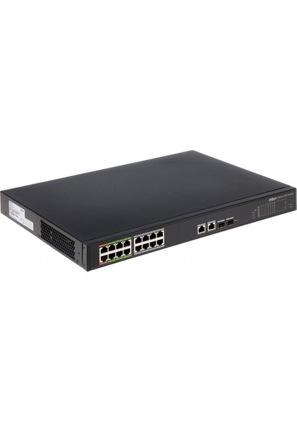 LR2218-16ET-240, 18PORT, Megabit, 16 Port Megabit Poe 240W, 2port Gigabit, 2 Port Gigabit Sfp, Endüstriyel, Yönetilebilir, Rack Mount Switch