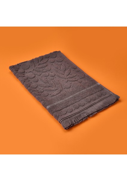 Soft Zeleno Ayak Havlusu - Antrasit - 50X70 cm