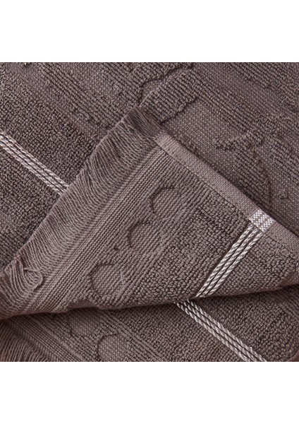 Soft Zeleno Ayak Havlusu - Antrasit - 50X70 cm