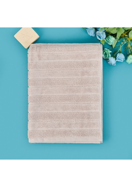 Soft Kadife Yüz Havlusu - Gri - 50X100 cm