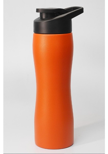 Paslanmaz Çelik Matara - 304 Çelik Spor Suluk Bpa Içermez Taşınabilir Tasarım - Turuncu Renk