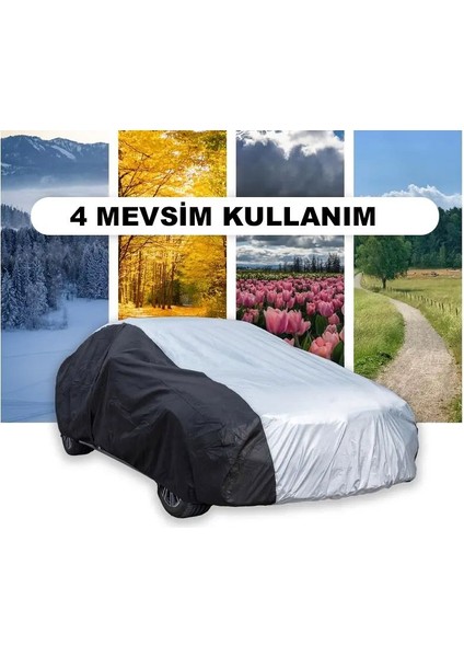 Saturn Vue Greenline Hybrid Suv Uyumlu Araba Brandası,oto Araba Örtüsü,çadır Gri-Siyah