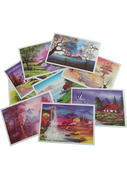 Concept Bahartemalı Kartpostal 10'lu Set