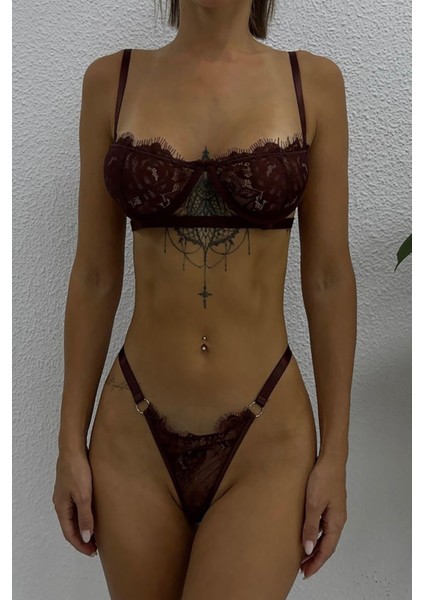Anastasia Set - Kahverengi