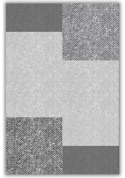 Goemetrik Dikdörtgen Desenli Halı Balıksırtı Kırçıllı Halı Gri Halı Salon ve Oturma Odası Halısı fiyatları