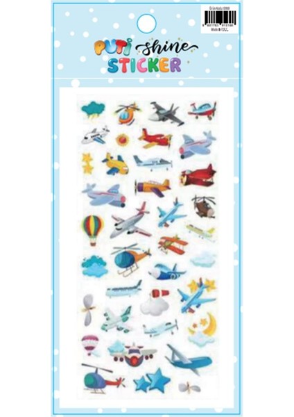 Putı Shıne Stıcker - Ucaklar