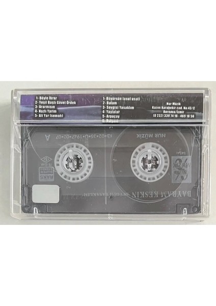 Bayram Keskin Sevgisi Yasaklım Kaset (Orjinal Dönem Baskı)