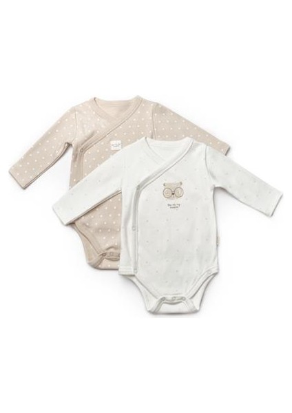 Baby Cosy Organic BabyCosy Organic Wear Bebek 2'li Kruvaze %100 Organik Pamuk, Bebek ve Yenidoğan Serisi - CSY8103 fiyatları