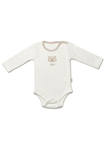 Baby Cosy Organic BabyCosy Organic Wear Bebek 3'lü Uzun Kollu Body %100 Organic Pamuk, Yenidoğan Serisi -CSY8124 indirimleri