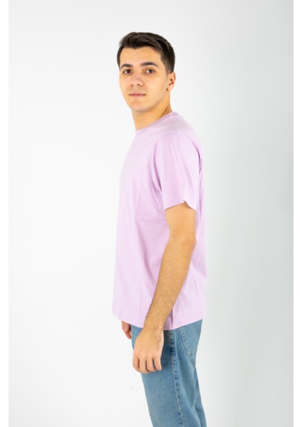 Kesik Etiket Za** Bisiklet Yaka T-Shırt Pembe fırsatları