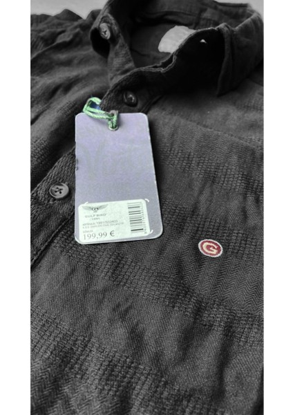 Slim Fit Italyan Kesim Gerçek Keten Gömlek -- Siyah-- modelleri