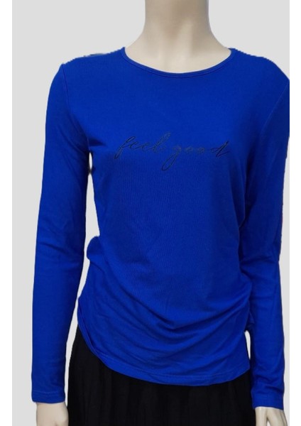 Mavi Triko Bluz