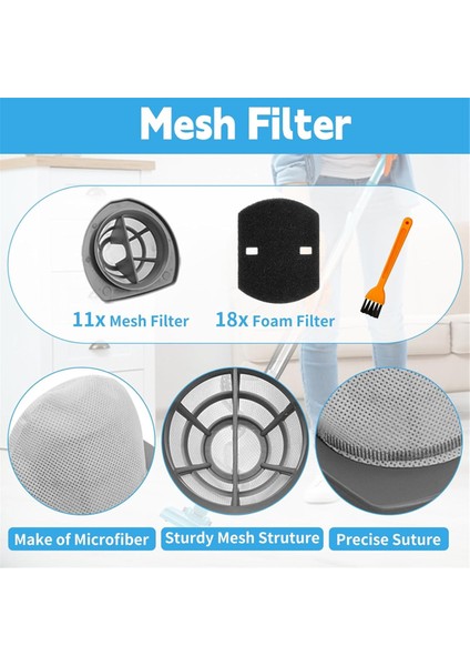 2033 Bissell Stick Hafif Torbasız Elektrikli Süpürge Için Vakum Filtresi 20331 20333 20334 20336 20339 NO.1611508'I Değiştirin (Yurt Dışından) fırsatları