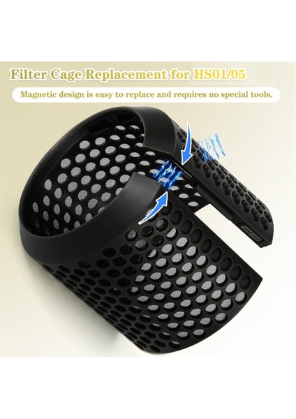 Dyson Airwrap HS01/HS05 Için Manyetik Dış Filtre Kafesi Kapağı Dayanıklı Yedek Ek Saç Şekillendirici Filtresi (Yurt Dışından) fırsatları