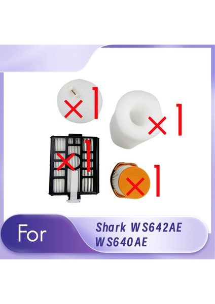 Shark WS642AE WS640AE Temizleyici Filtre Süpürme Robotu Aksesuarları Temizleyici Filtre Parçaları Değişimi (Yurt Dışından)