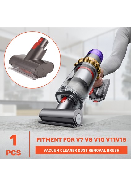 Dyson V7 V8 V10 V11 V15 Çubuk Elektrikli Süpürge Için Motorlu Alet Fırça Başlığı Mayt Temizleme Emiş Başlığı Parçaları (Yurt Dışından)