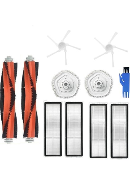 Dreame W10 Pro Elektrikli Süpürge Aksesuarları Seti Için 11 Adet Ana Yan Fırça Filtre Paspas (Yurt Dışından) modelleri