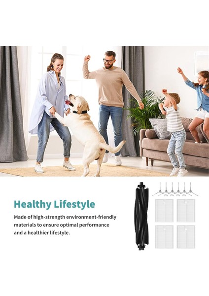 Eufy L50, L60 Robot Süpürge Serisi Robot Süpürge Aksesuarları Kiti Için Yedek Parçalar (Yurt Dışından)