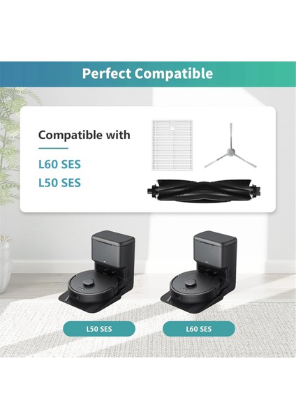 Eufy L50, L60 Robot Süpürge Serisi Robot Süpürge Aksesuarları Kiti Için Yedek Parçalar (Yurt Dışından)