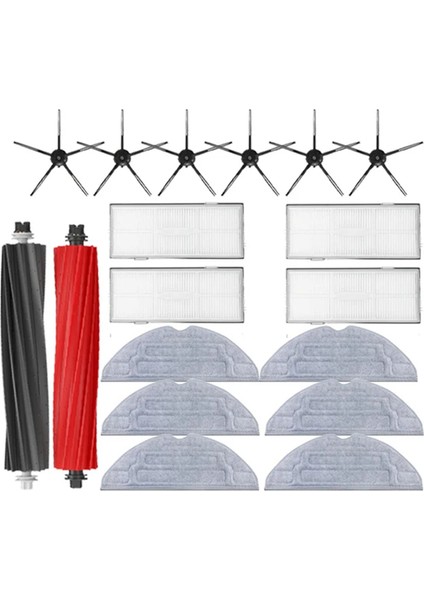 Roborock S8 Pro Ultra S8 Plus Robot Süpürge Ana Yan Fırça Hepa Filtre Paspas Bezi Parçalar Aksesuarlar (Yurt Dışından)