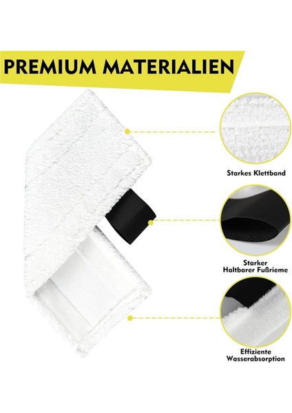 Karcher Buharlı Temizleyici Easyfix Sc 2, Sc 3, Sc 4, Sc 5 Için Buharlı Temizleyici Aksesuar Seti Paspas Bezi Fırça Ucu (Yurt Dışından) fırsatları