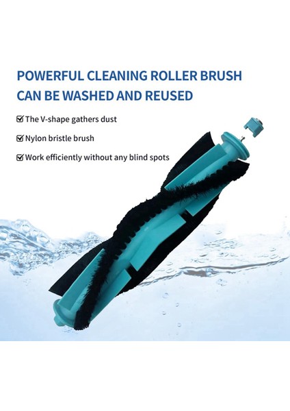 Conga 2499 Ultra Home Titanium Advanced / Atvel Smartgyro R80 Vakum Ana Yan Fırça Paspas Filtre Toz Torbası Için 38 Adet (Yurt Dışından) modelleri