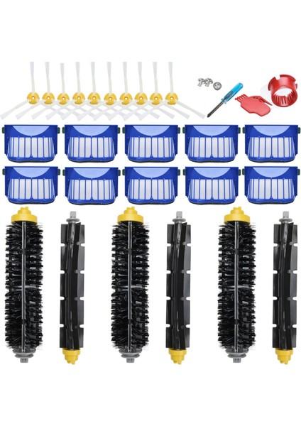 Irobot Roomba 600 Serisi 694 692 690 695 680 660 665 651 650 620 ve 500 Serisi 595 585 Elektrikli Süpürge Parçaları Için Aksesuar Seti (Yurt Dışından)