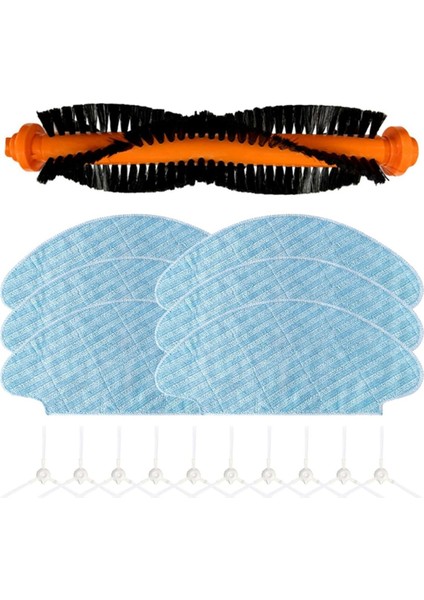 Medion Md 19601 Robot Süpürge Yedek Parçaları Aksesuarlar Ana Yan Fırçalar Paspas Pedleri (Yurt Dışından)