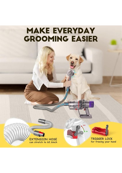 Bakım Aleti Ek Parçaları Fırça + Toz Alma Fırçası + Dyson V7 V8 V10 V11 V15 Elektrikli Süpürge Fırçası Için Esnek Uzatma Hortumu (Yurt Dışından) fiyatları