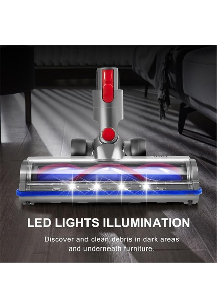 Dyson V7 V8 V10 V11 V15 Elektrikli Süpürgeler Için LED Işıklı Hızlı Çıkarmalı Motorhead Temizleme Başlığı, Elektrikli Başlık Değişimi (Yurt Dışından) modelleri