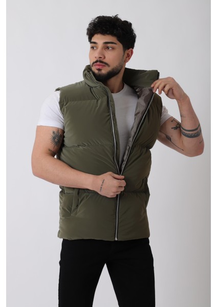 Dik Yaka Demir Fermuarlı Nova Yelek VKS_60325 fiyatları