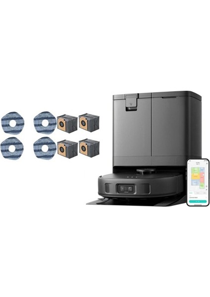 Eufy X10 Pro Omni Robot Süpürge Yedek Parçaları Toz Torbaları Için (Yurt Dışından)