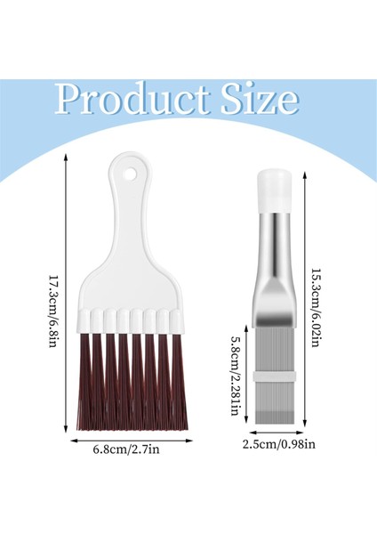 5'i 1 Arada Set Klima Kondansatör Fin Tarağı, Bobin Temizleyici Paslanmaz Çelik Fin Tarağı, Buharlaştırıcı Temizleme Fırçası (Yurt Dışından) fiyatları