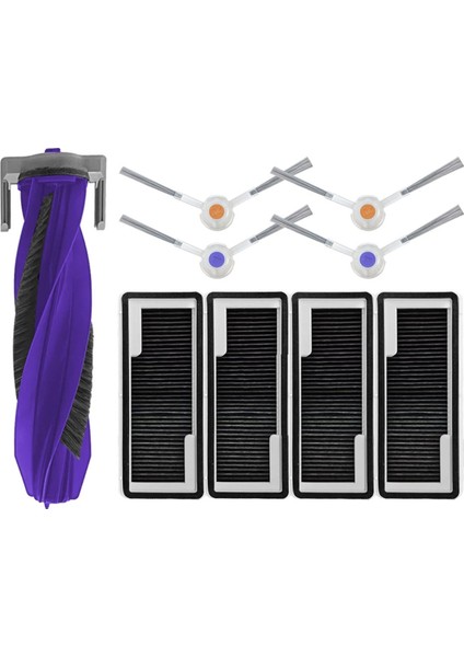 Narwal Freo x Plus Robot Süpürge Parçaları Ana Yan Fırça Aktif Karbon Hepa Filtre Toz Torbası Fırça Kapağı (Yurt Dışından)