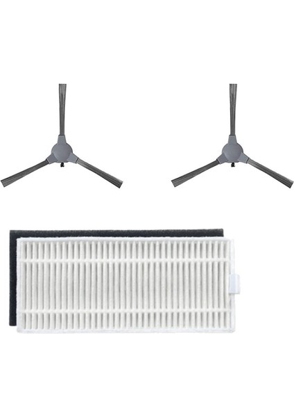 Coredy 3500 R3500 R3500S R750 Robot Süpürge Için 3 Adet Yedek Filtre ve Yan Fırça Aksesuarları Yüksek Verimlilik (Yurt Dışından)