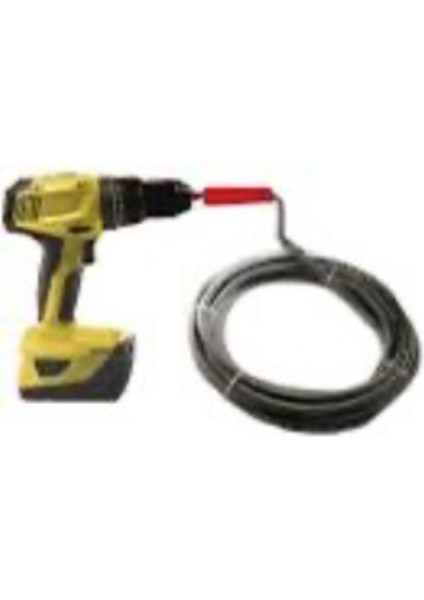 Lavabo ve Gider Kanal Açıcı Sprali Matkap Ucunu Takılan Susta(Matkap Dahil Değil