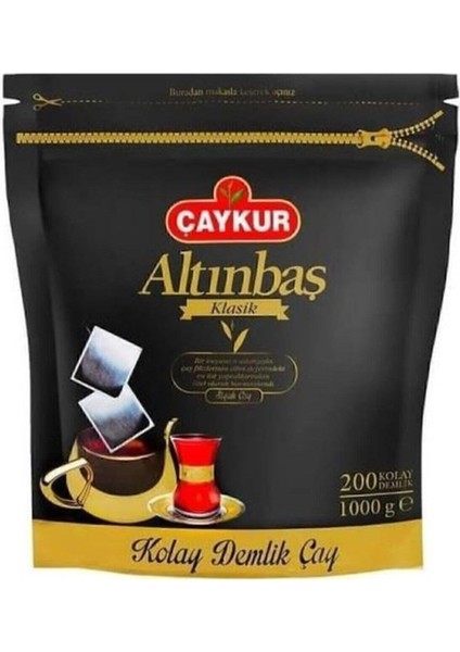 Altınbaş Klasik Siyah Demlik Poşet Çay 3'lü 200 x 5 G fiyatları