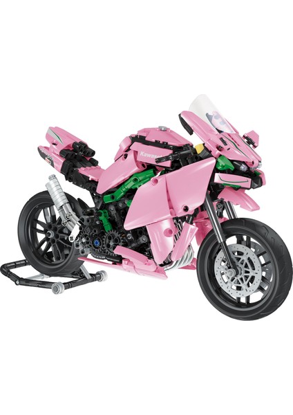 Harley Bmw Motosiklet Yapı Taşı Modeli Bulmaca Montajlı Oyuncak Araba (Yurt Dışından)