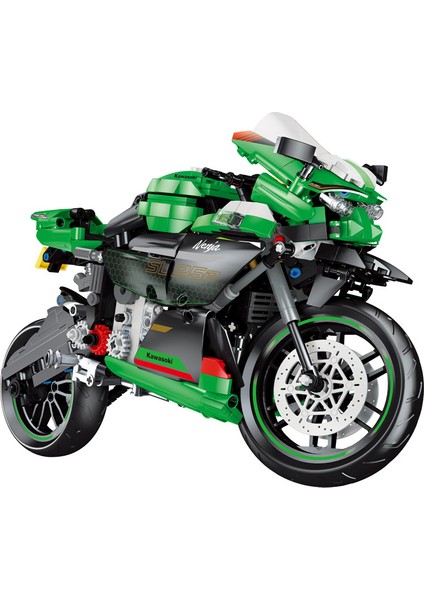 Harley Bmw Motosiklet Yapı Taşı Modeli Bulmaca Montajlı Oyuncak Araba (Yurt Dışından)
