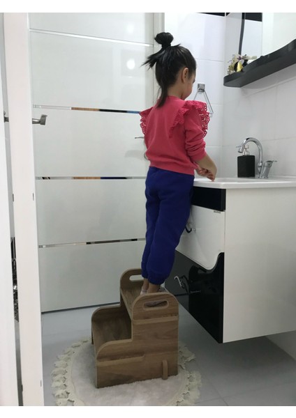 Çok Amaçlı Ahşap Basamak
