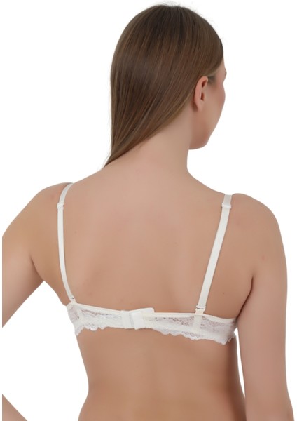 Kadın Balenli Dolgulu Sütyen - Dental Detaylı Şeffaf Sırt Askısı ile Push-Up Etkisi fırsatları