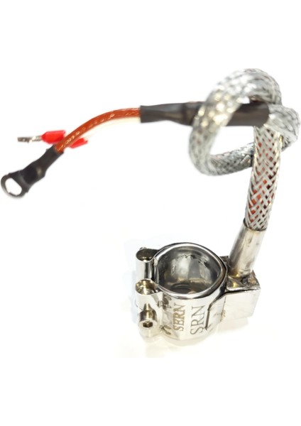 Kelepçe Meme Rezistans 25MM ÇAP-30MM BOY-100W-230V Zırhlı Kablolu