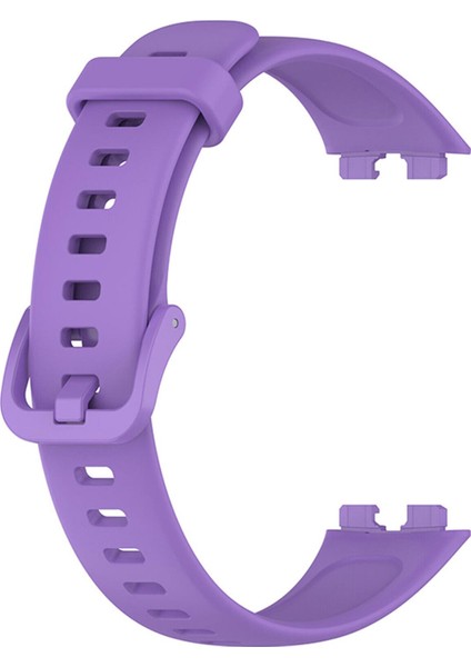 Huawei Band 10 Kordon, Silicone Sport Band Lila