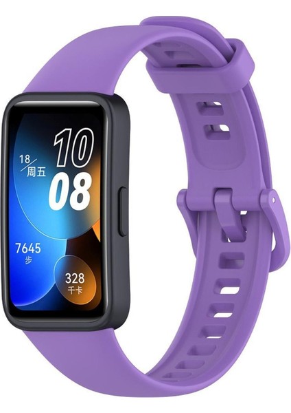 Huawei Band 10 Kordon, Silicone Sport Band Lila fiyatları