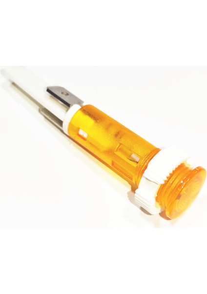10MM Sarı Sinyal Lambası Vidalı Soketli (5 Adet) fırsatları