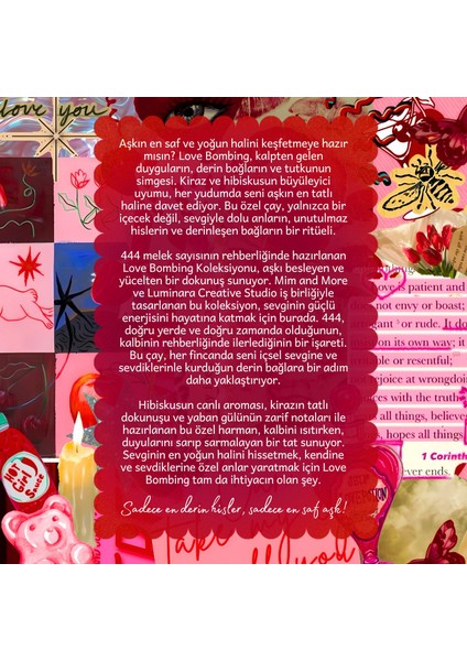 Luminara Studio x Love Bombing Tea - Kirazlı Hibiskus Çayı, 50 gr indirimleri