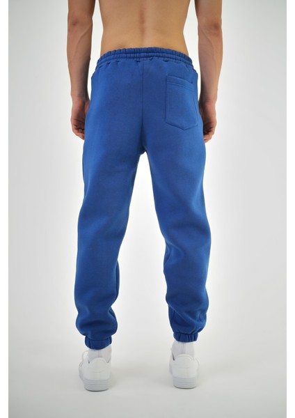 Erkek Jogger Basic Eşofman Altı Saks