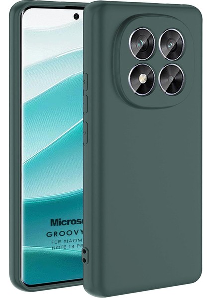 Xiaomi Redmi Note 14 Pro Plus Kılıf Groovy Soft Koyu Yeşil