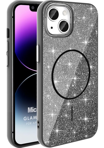 Apple iPhone 14 Kılıf Glamgrip Luxe Siyah